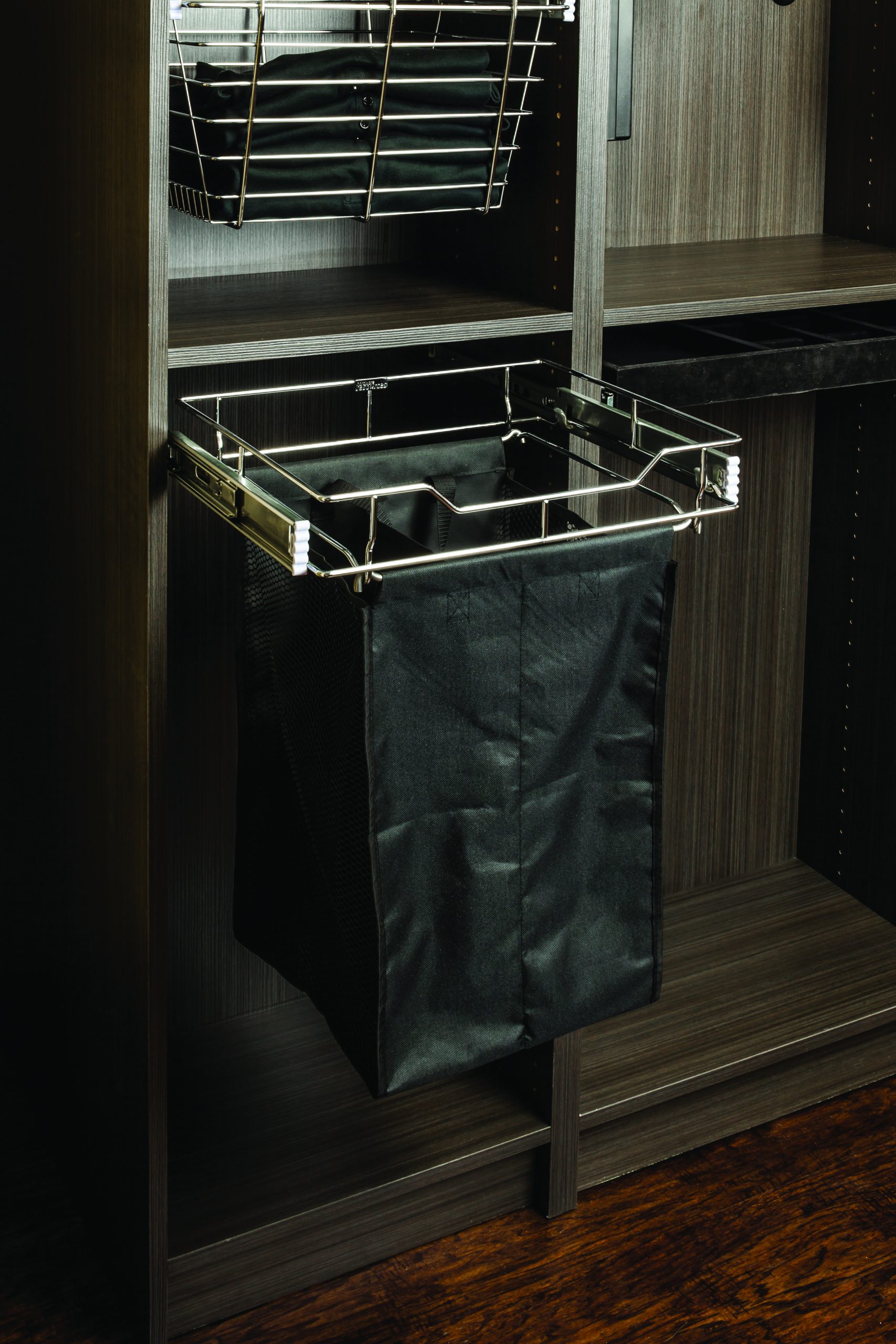 Chrome 18″ Pullout Hamper – Kitchen Provider Inc